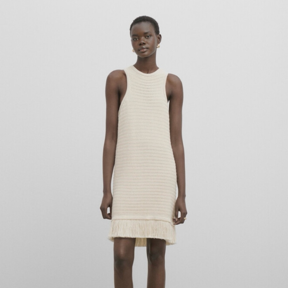 Massimo Dutti crochet dress